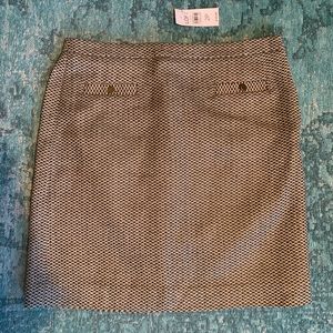 NWT Ann Taylor LOFT Petite Textured Pocket Skirt